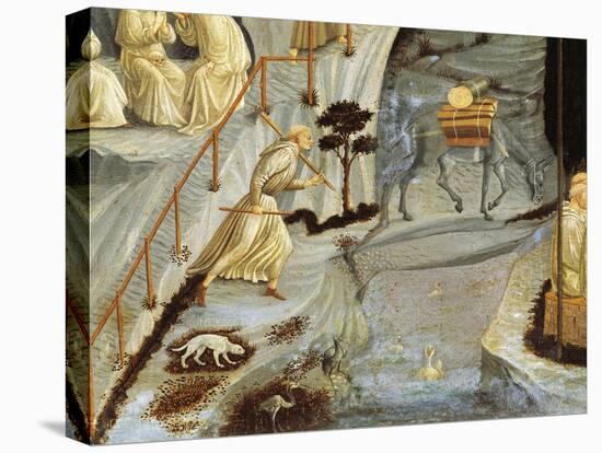 Figures of Monks, Detail from Thebes-Paolo Uccello-Premier Image Canvas