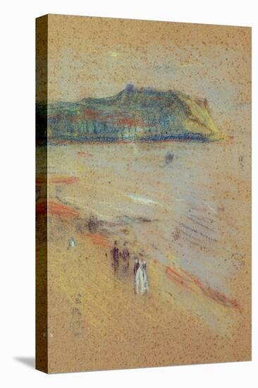 Figures on a Beach Near Cliffs-James Abbott McNeill Whistler-Premier Image Canvas