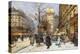 Figures on Le Boulevard St. Denis at Twilight-Eugene Galien-Laloue-Premier Image Canvas