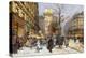 Figures on Le Boulevard St-Eugene Galien-Laloue-Premier Image Canvas