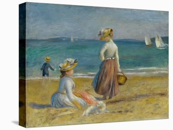 Figures on the Beach, 1890-Pierre-Auguste Renoir-Premier Image Canvas