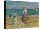 Figures on the Beach, 1890-Pierre-Auguste Renoir-Premier Image Canvas