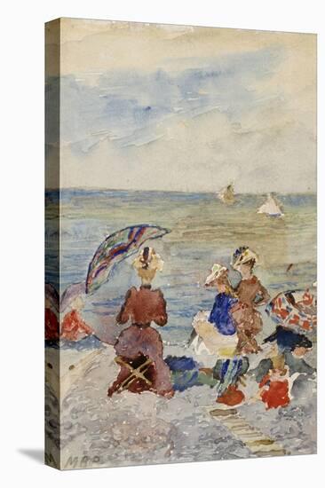 Figures on the Beach-Maurice Brazil Prendergast-Premier Image Canvas