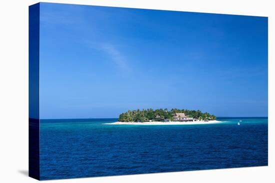 Fiji. Boats head towards Beachcomber Island, in the Mamanuca Island chain.-Micah Wright-Premier Image Canvas