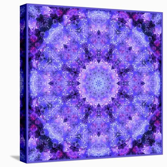 Filigree Mandala Ornament from Flower Photographs, Multiple Layer Work-Alaya Gadeh-Premier Image Canvas