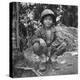 Filipino Boy Travelling with American Soldiers of 33rd Inf. Div. During Fight to Regain Philippines-Carl Mydans-Premier Image Canvas