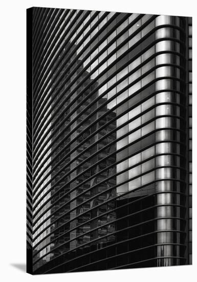 Filled Lines, Reflected Balconies-Yvette Depaepe-Stretched Canvas