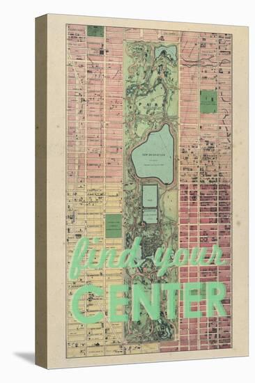 Find Your Center - 1867, New York City, Central Park Composite, New York, United States Map-null-Premier Image Canvas