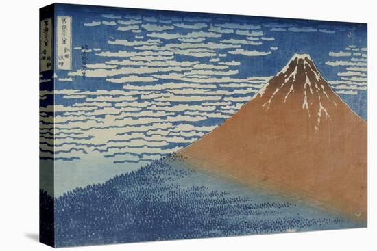 Fine Wind, Clear Weather-Katsushika Hokusai-Premier Image Canvas