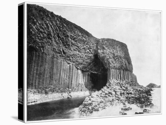 Fingal's Cave, Scotland, Late 19th Century-John L Stoddard-Premier Image Canvas