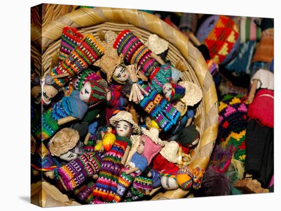 Finger Dolls, Traditional Textiles, Textile Museum, Casa del Tejido, Antigua, Guatemala-Cindy Miller Hopkins-Premier Image Canvas