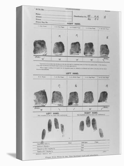 Fingerprint Sheet-null-Premier Image Canvas