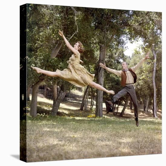 FINIAN'S RAINBOW, 1968 directed by FRANCIS FORD COPPOLA Barbara Hancock and Fred Astaire (photo)-null-Stretched Canvas