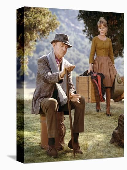 FINIAN'S RAINBOW, 1968 directed by FRANCIS FORD COPPOLA Fred Astaire and Petula Clark (photo)-null-Stretched Canvas