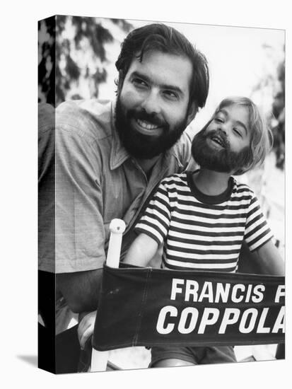FINIAN'S RAINBOW, 1968 directed by FRANCIS FORD COPPOLA On the set, Francis Ford Coppola (b/w photo-null-Stretched Canvas