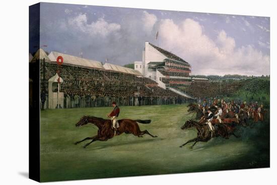 Finish of the Derby in 1865 (Won by Gladiator, Owned by the Count of Legrange)-Henry Thomas Alken-Premier Image Canvas