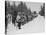 Finnish Soldiers Lining Up in the Snow During War with Russia-Carl Mydans-Premier Image Canvas
