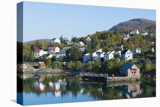 Finnsnes Norway Cruise Hurtigruten Town with Colorful Homes-Bill Bachmann-Premier Image Canvas