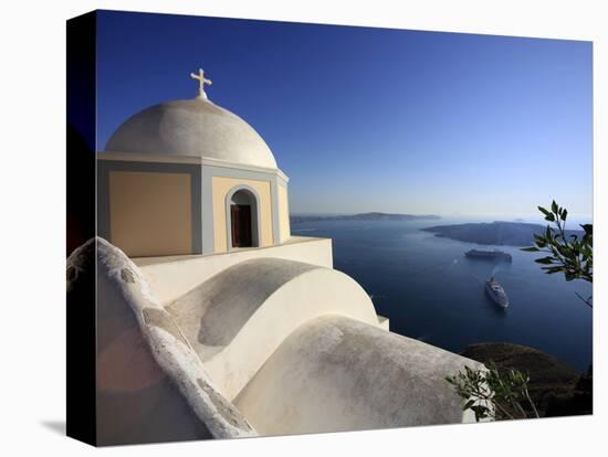 Fira, Santorini, Cyclades Islands, Greek Islands, Greece, Europe-Hans Peter Merten-Premier Image Canvas