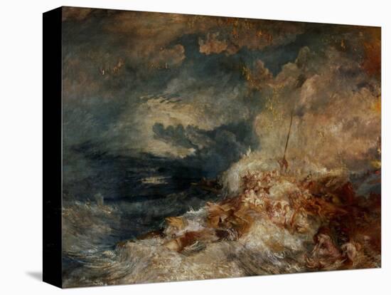 Fire Aboard Ship-J. M. W. Turner-Premier Image Canvas