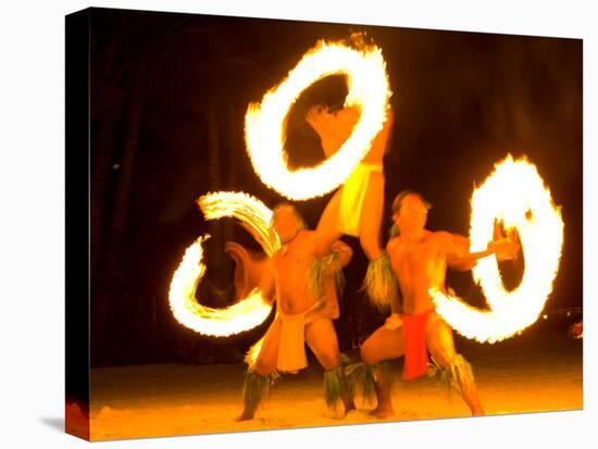 Fire Dance at Bora Bora Nui Resort and Spa, Bora Bora, Society Islands, French Polynesia-Michele Westmorland-Premier Image Canvas