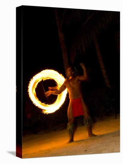 Fire Dance at Bora Bora Nui Resort and Spa, Bora Bora, Society Islands, French Polynesia-Michele Westmorland-Premier Image Canvas