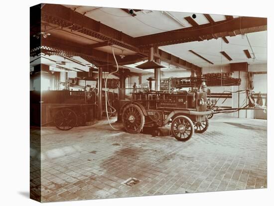 Fire Engine at Cannon Street Fire Station, Cannon Street, City of London, 1907-null-Premier Image Canvas