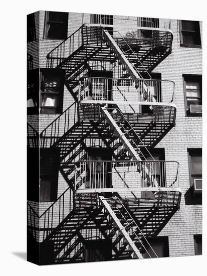 Fire Escape on Apartment Building-Henry Horenstein-Premier Image Canvas