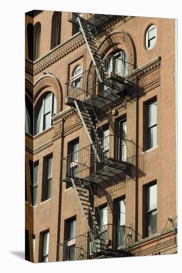 Fire Escapes, Tribeca, New York City, Ny, Usa-Natalie Tepper-Stretched Canvas