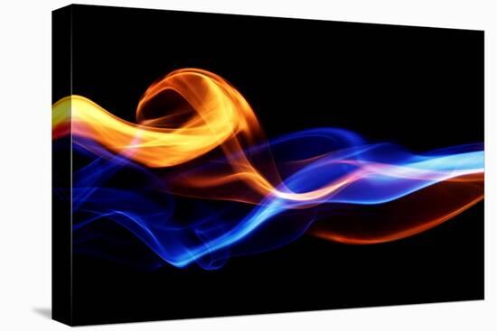 Fire & Ice Design-Leigh Prather-Stretched Canvas