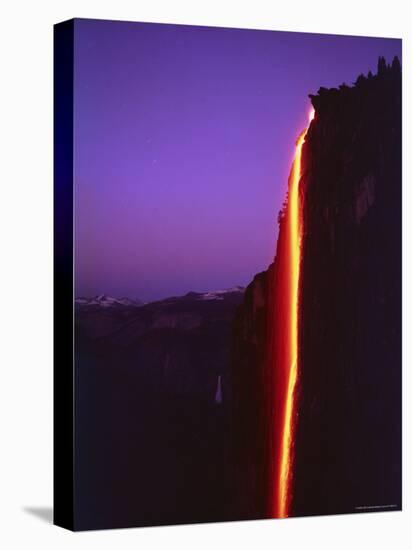 Firefall from Glacier Point at Yosemite National Park-Ralph Crane-Premier Image Canvas