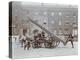 Firemen Demonstrating a Horse-Drawm Escape Vehicle, London Fire Brigade Headquarters, London, 1910-null-Premier Image Canvas