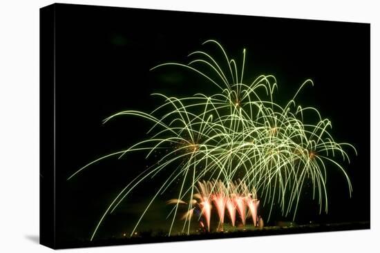 Fireworks at Havasu I-George Johnson-Premier Image Canvas