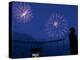 Fireworks at Kauffman Stadium, Kansas City, Missouri-Charlie Riedel-Premier Image Canvas