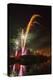 Fireworks, Caerphilly Castle, Caerphilly, South Wales, United Kingdom, Europe-Billy Stock-Premier Image Canvas