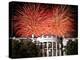 Fireworks Explode Over the White House-null-Premier Image Canvas