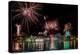 Fireworks on New Year's Eve, Reykjavik, Iceland-null-Premier Image Canvas