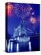 Fireworks Over the Tower Bridge, London, Great Britain, UK-Jim Zuckerman-Premier Image Canvas