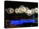 Fireworks over Water Cube, 2008 Summer Olympics, Beijing, China-null-Premier Image Canvas