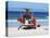 First Aid Medical Helicopter Lands on the Beach, South Africa, Africa-Yadid Levy-Premier Image Canvas