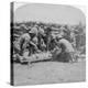 First Aid to a Wounded Fusilier, Honey Nest Kloof Battle, Boer War, South Africa, February 1900-Underwood & Underwood-Premier Image Canvas