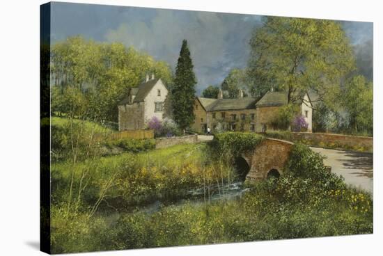 First Blossom, Cotswolds-Clive Madgwick-Stretched Canvas