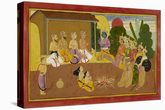 First Chanting Of the Ramayana-null-Premier Image Canvas