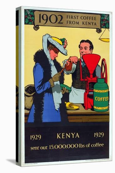 First Coffee from Kenya, from the Series 'Milestones of Empire Trade'-Richard Tennant Cooper-Premier Image Canvas
