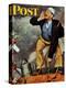 "First Flower" or "First Crocus" Saturday Evening Post Cover, March 22,1947-Norman Rockwell-Premier Image Canvas