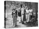 First Lady Eleanor Roosevelt Visits a Camp Tera for Unemployed Women Near Bear Mountain, NY-null-Stretched Canvas