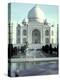 First Lady Jackie Kennedy Standing by Reflecting Pool in Front of Taj Mahal During Visit to India-Art Rickerby-Premier Image Canvas