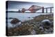 First Light over the Forth Rail Bridge, UNESCO World Heritage Site, and the Firth of Forth-Andrew Sproule-Premier Image Canvas