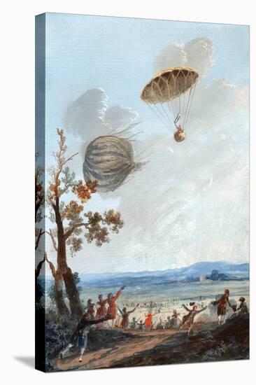 First Parachute Descent, 1797-Library of Congress-Premier Image Canvas