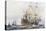 First-Rank French Ship at Time of Colbert (17th Century), Watercolour by Albert Sebille (1874-1953)-null-Premier Image Canvas